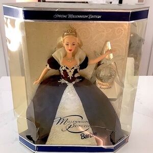 Barbie Millennium Princess Doll - Blue and Silver